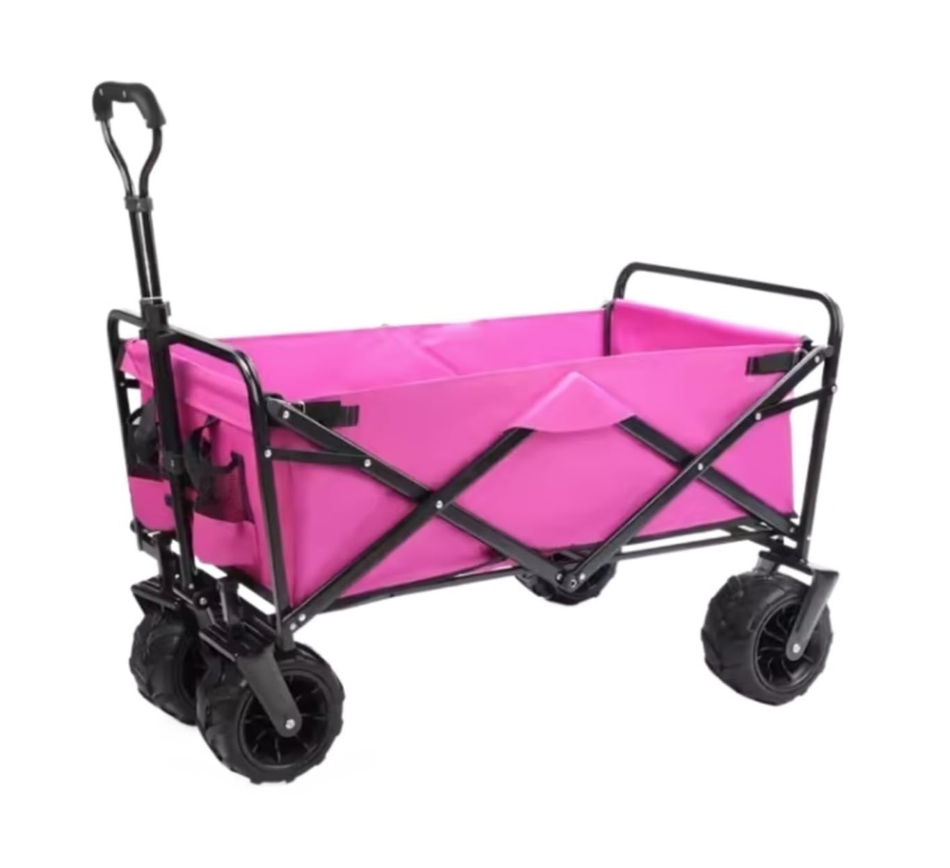 Ty Chariot de jardin pliable polyvalent pour le camping, les festivals, le shopping et le transport en plein air. Léger, durable, facile à utiliser, design pliable pour un maximum de commodité
