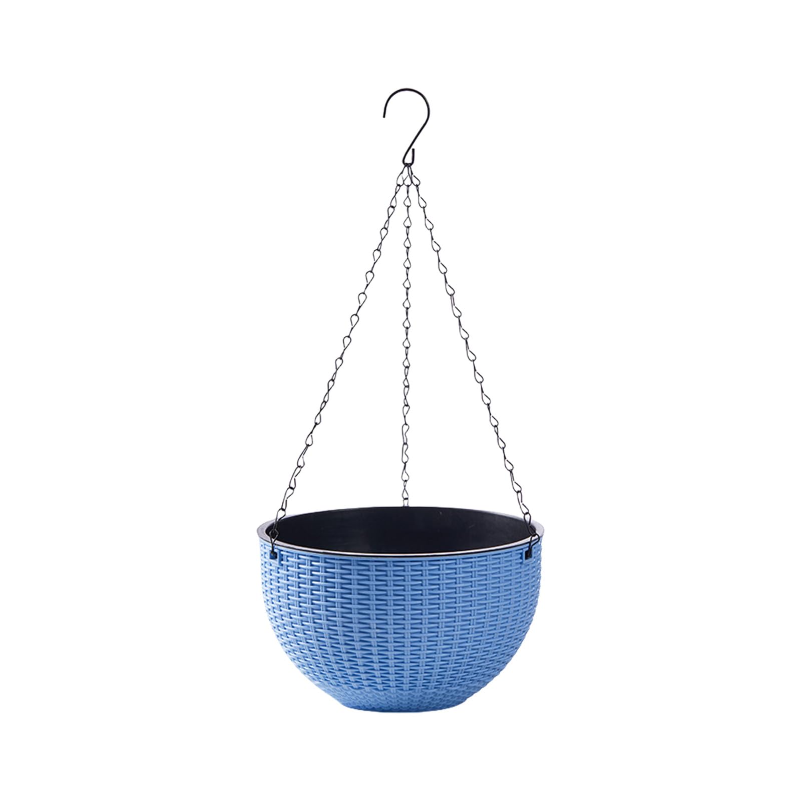 CRFFZ Stable Metal Hanging Flower Pot for Vertical Gardens Indoor Porch Decorative Plant Display Accessories Hanging Flower Pots