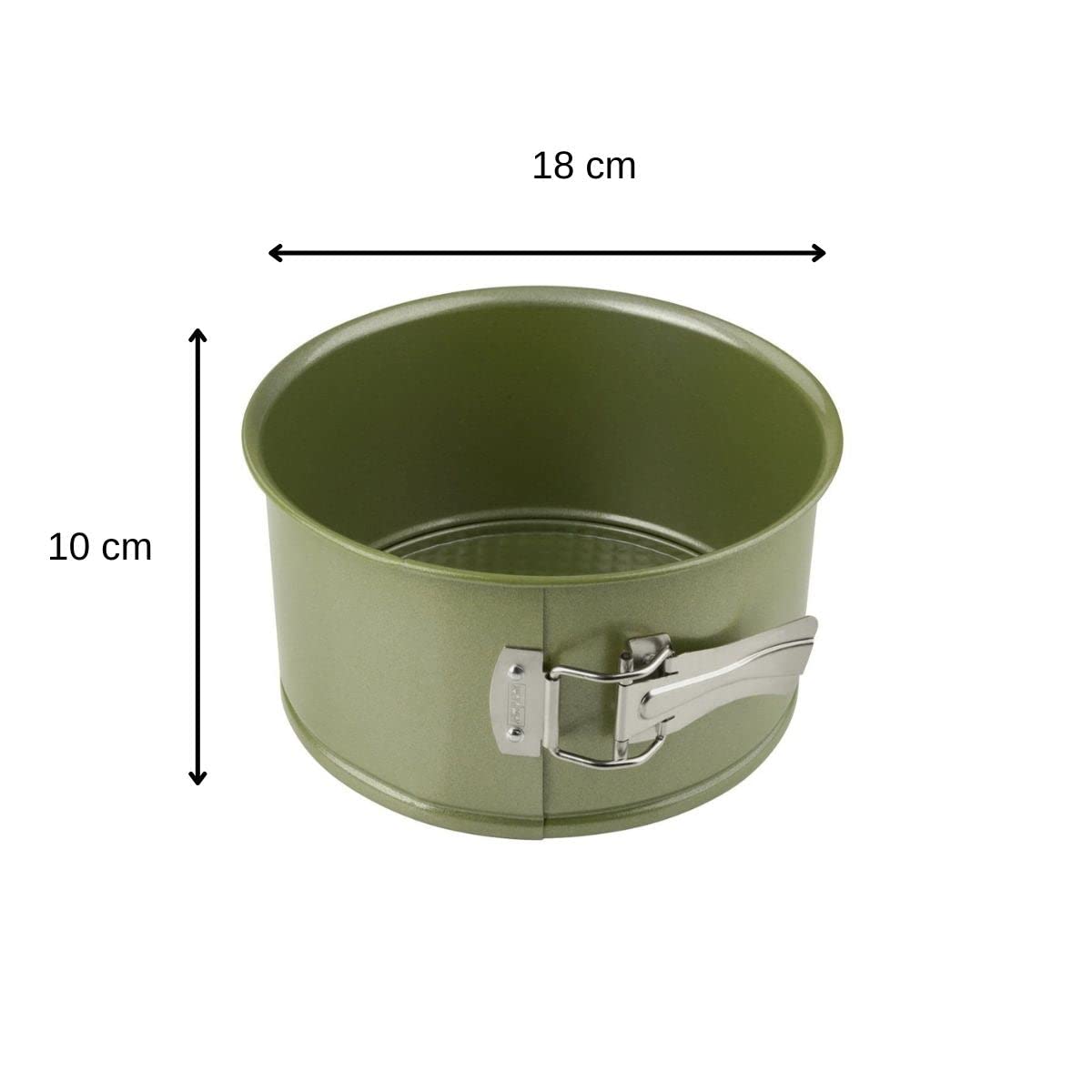 Zenker 7458 Panettone patelnia z zawiasami, ekologiczna zielona forma nieprzywierająca, ILAG, wosk carnauba, 18 cm