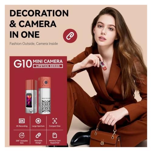 Image of 2026 New G10 Youth Series Mini Thumb Action Camera, 2K HD Compact Keychain Portable Outdoor Sports Camera(Indigo)