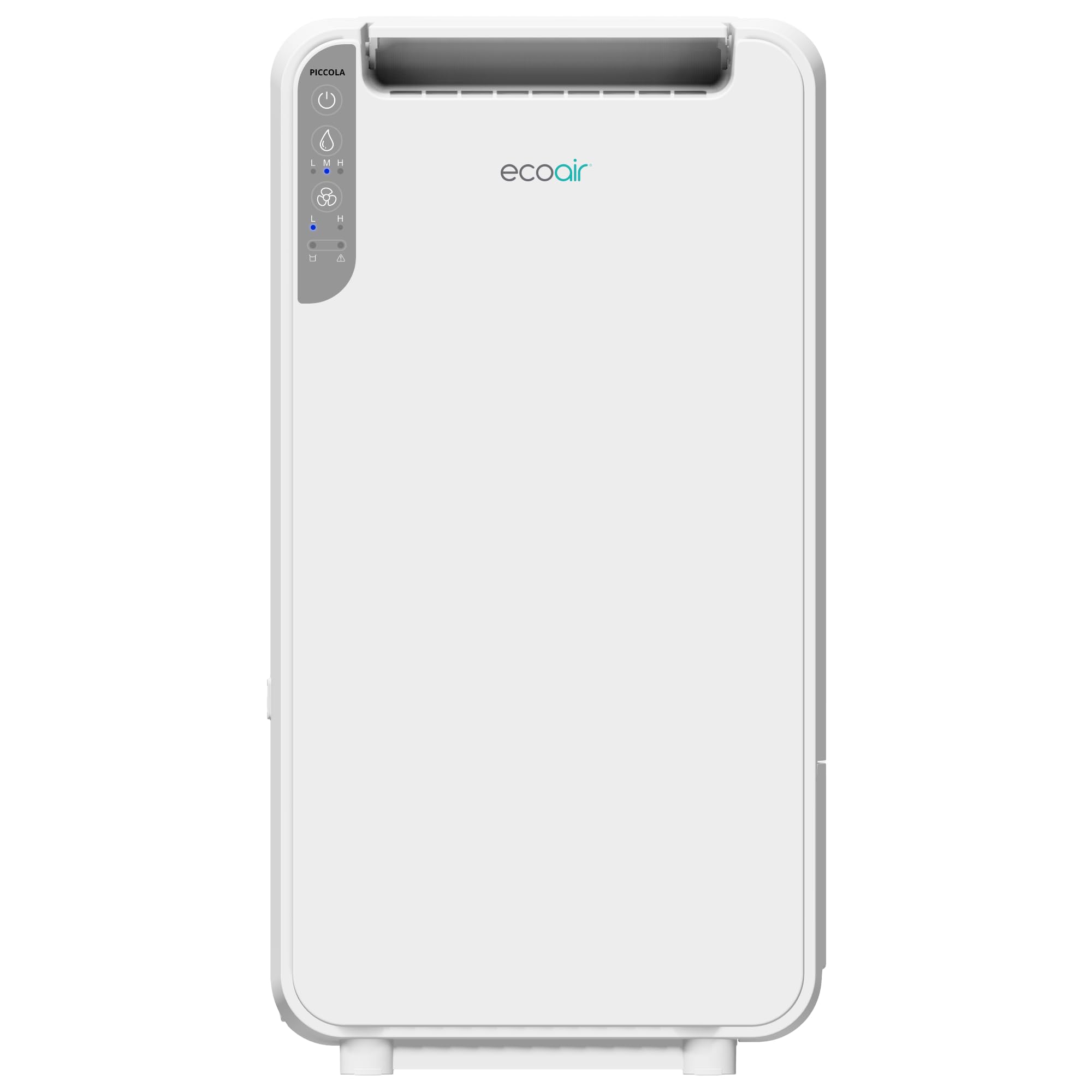 EcoAir Piccola Desiccant Dehumidifier 5L/Day | Wall Mount or Free Standing | IP24 | 4 Kg | Antibacterial Filter | Home Garage Basement Bathroom Boat