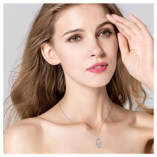 YFN Initial Necklace Sterling Silver Letter G Alphabet Pendant Necklace Jewelry for Women Teen Girls - Image 3
