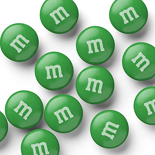 M&M’s Green Milk Chocolate Candy, 2Lbs Of M&M's In Resealable Pack For Candy Bars, St. Patrick's Day Parties, Birthdays, Graduations, Dessert Tables & Diy Party Favors #TOP1