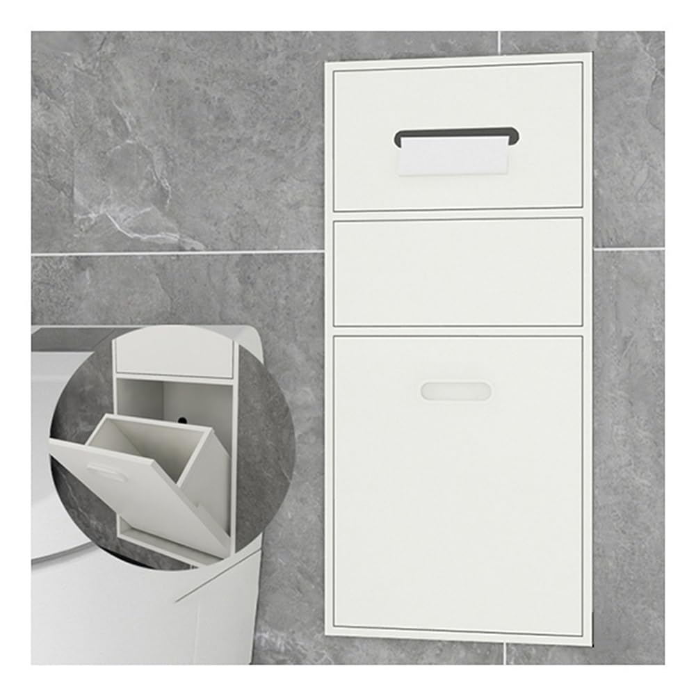 QUSYZD Stainless Steel Embedded Shower Niche Wall Insert for Bathroom Storage,White-86x30x14cm,White-65x30x14cm