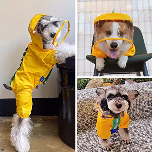 FUAMEY Dog Raincoat,Pet Waterproof Rain 