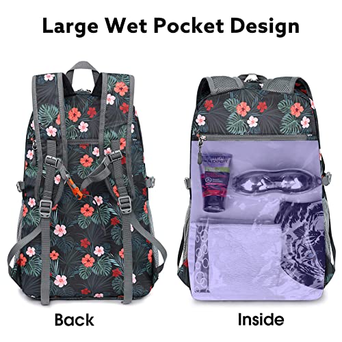 Mochila G4Free 40L ligera impermeable con paraguas 62" miniatura 2