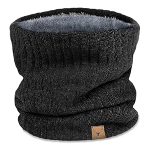 NEOLA Winter Halsschlauch Herren – Loop Schal Schlauchschal Ski Halswärmer Halstuch Herren Fleece Schal Gesichtsschal für Männer Damen Sport Motorrad Fahrrad