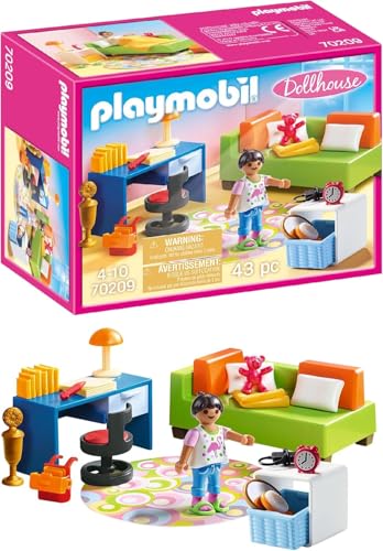 PLAYMOBIL Dollhouse 70209 Jugendzimmer mit Mädchenfigur und Zubehör, Ab 4...