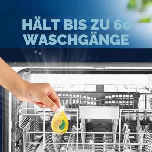 Finish Geschirrspüler-Lufterfrischer mit 5 x Power Action, 120 Waschgänge, Zitrusduft, 5 ml x 2 Stück – Ansicht 6
