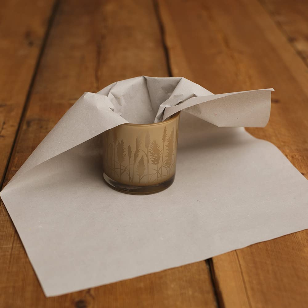 500x750 mm 25kg Seidenpapier Verpackungsmaterial - Grau 35g/m² - 1850 Blätter Packseide Packpapier - Verpackungspapier für Umzug & Geschenkverpackung - Einschlagpapier für empfindliche Waren - 50x75cm