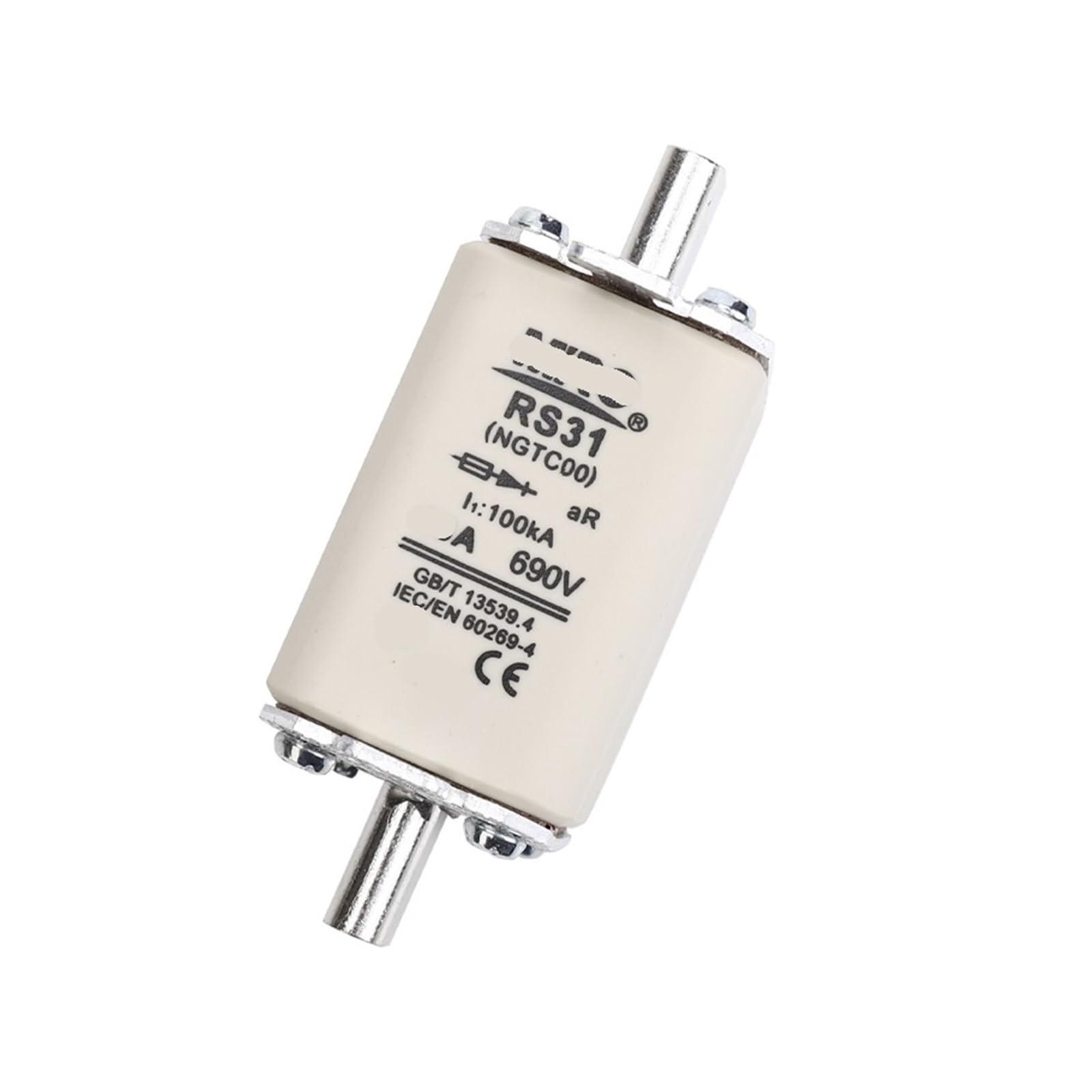 Fusible rápido RS31 NGTC00 100A cartucho de sustitución para sistemas industriales