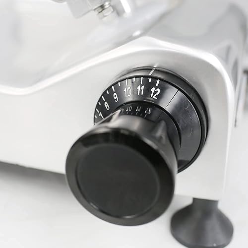 Miniatura 5 de CMI Comercial Aluminio Anodizado 9 '' Semi-Auto Cortadora de Carne Congelada, 9 pulgadas Eléctrica Deli Carne Queso Comida Jamón Rebanador