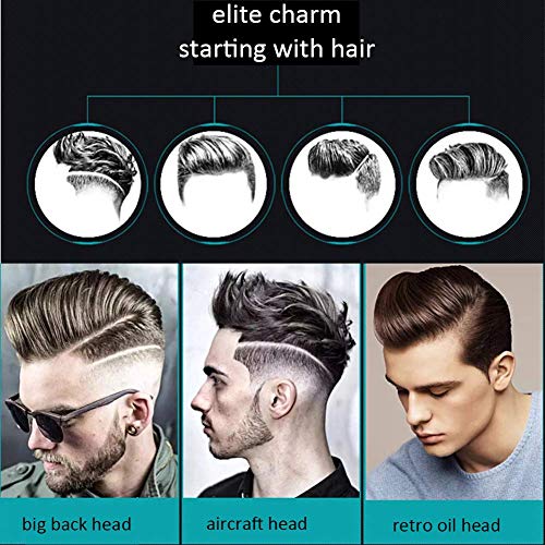 Styling Hair Comb Set Salon Barber Hairstylist Comb 5 Pack Professional Hair Brush Retro Hairdressing Hair Care Style Accessory Double-sided for Men Boy Gentleman - Image 7