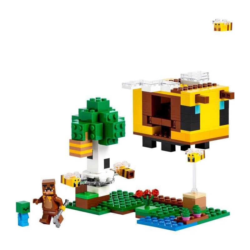 ガオバイソン Amazon.com: Lego 21241 Minecraft Bee Hut, Construction Toy, Farm