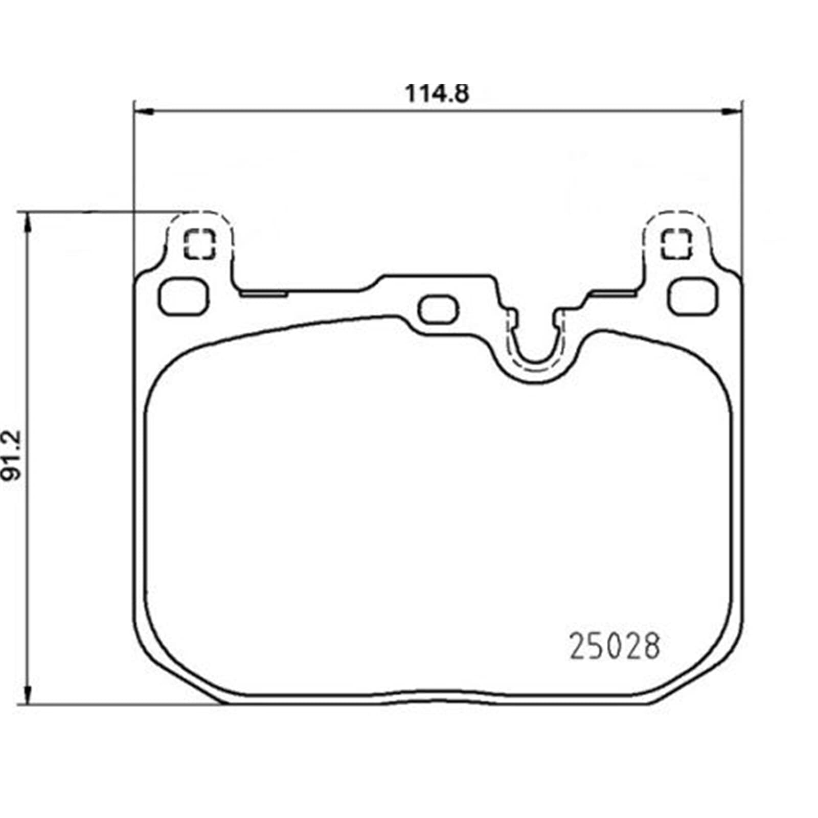 Zestaw Klocków Hamulcowych BREMBO P 06 110 przód