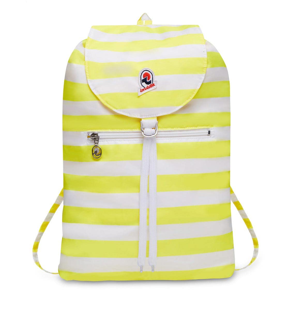 INVICTA Zaino - MINISAC NEXT - Richiudibile e Tascabile - Viaggio & Tempo Libero - Zainetto Uomo Donna a Righe - ICONA - PACKABLE