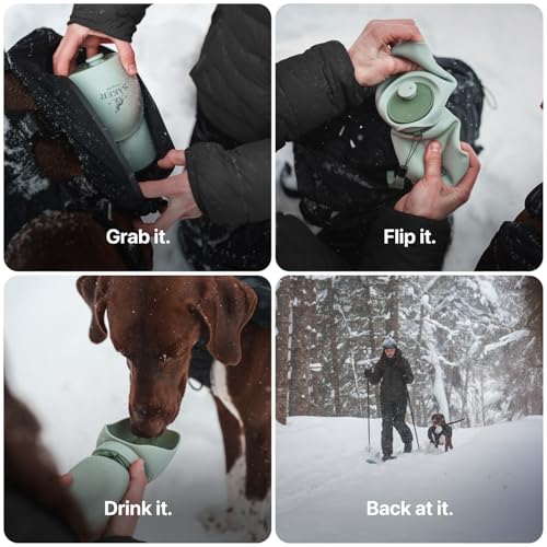 SÄKER Slurpy Sack Collapsible Dog Water Bottle 750ml — view 3