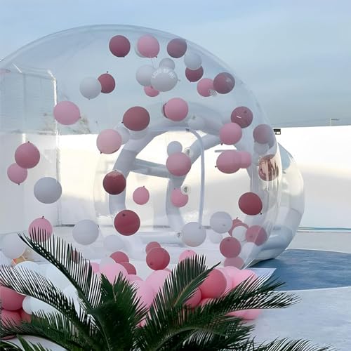 XZLZMYP Opblaasbare Bubble Tent Waterdicht Transparant Dome Bubble House Grote Buitententen Voor Het Kamperen Achtertuin Familietenten Opblaasbare Hoteltent Met Pompcampingcabine - Afbeelding 3