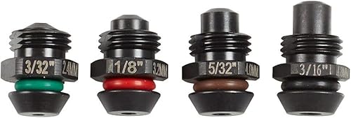 ADPIU Para Milwaukee 48-54-0100 M12 Herramienta de remache de retención de piezas de nariz 4 unidades