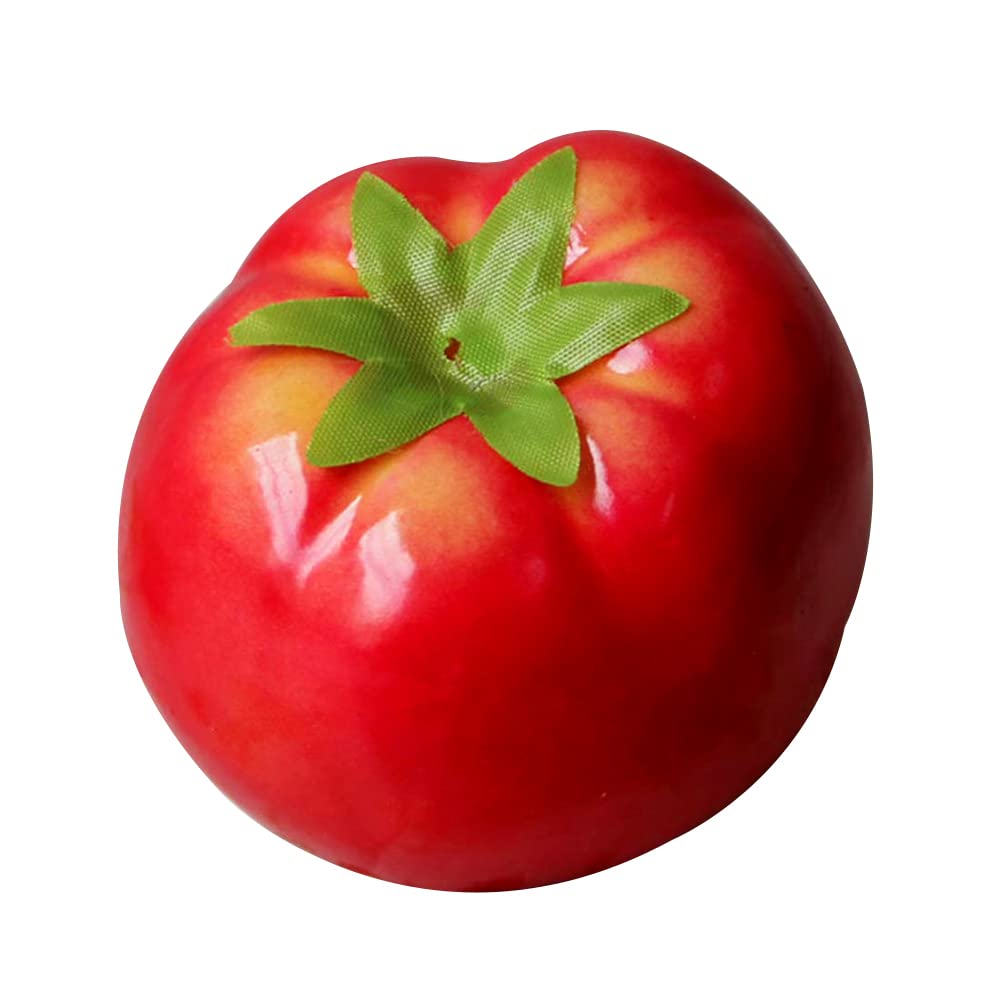 Casa Padrino Tomates Décoratives XXL Sur Tige Avec Support Rouge / Vert