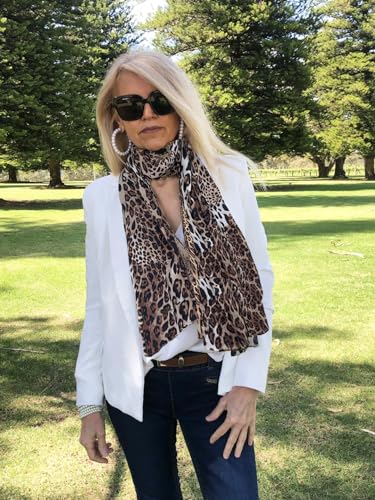 Eohak Womens Leopard Print Shawl Scarf thumb #1