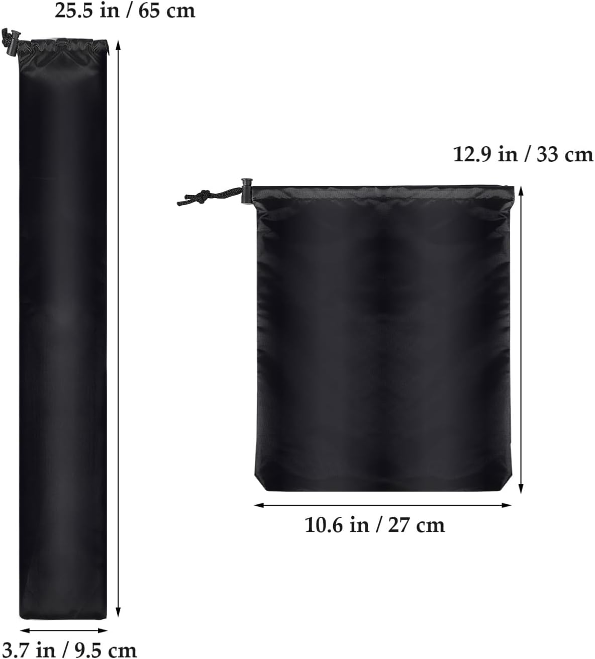 Universal Car Windshield Wiper Covers and Rearview Mirror Covers Weather-Resistant Exterior Protection with Drawstring Closure for Winter Snow Ice 12.99X10.62In