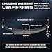 Youxmoto Trailer Leaf Springs 3500lbs for 7000lbs Axle- 6 Leaves Double Eye, 25-1/4