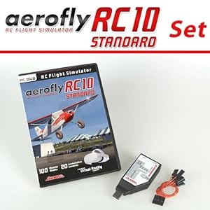 aeroflyRC10 STANDARD auf DVD für Windows mit RC Sim-Connector