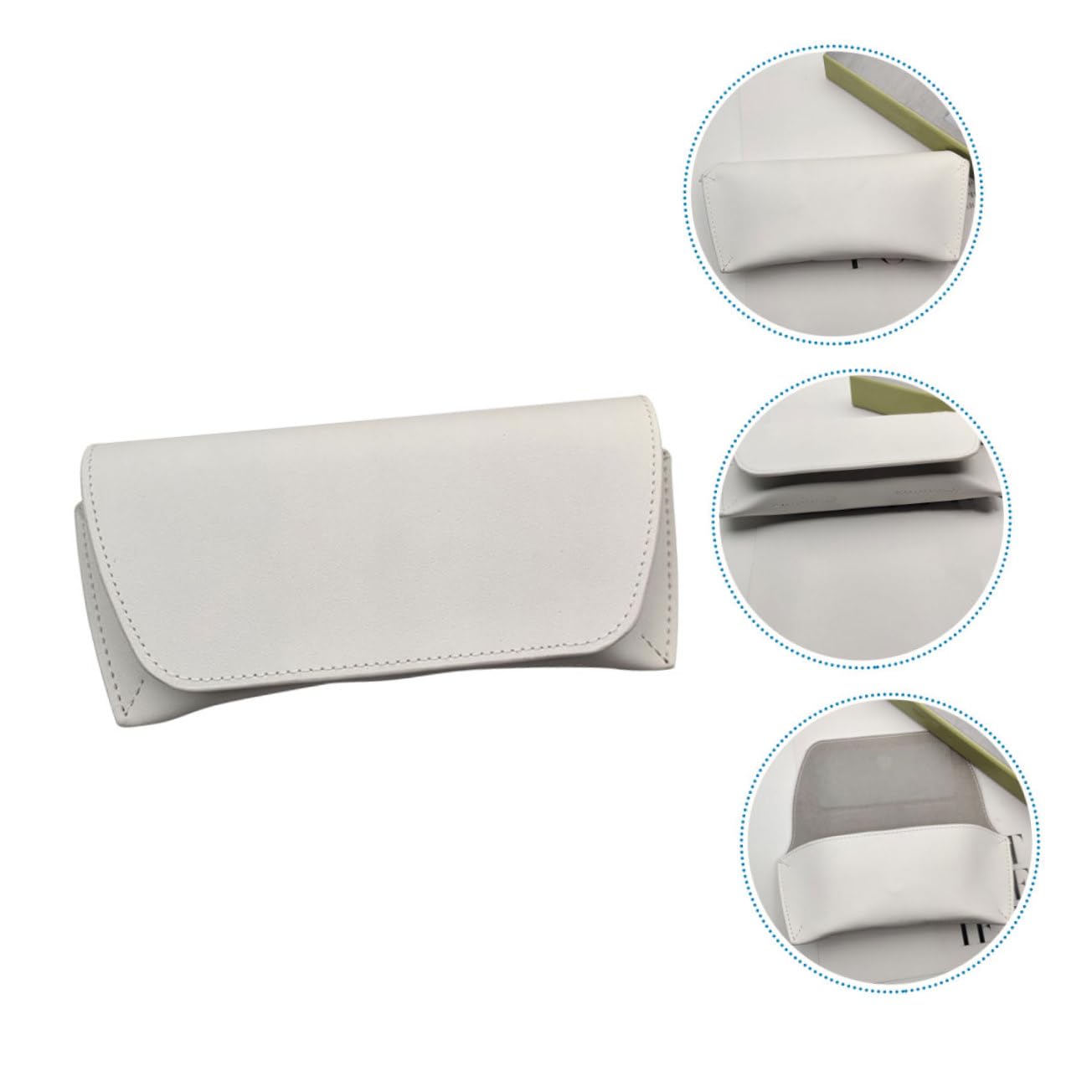 Beavorty funda protectora para gafas bolsa de manga de gafas de sol Estuche para gafas de sol con tapa exprimible bolsa de gafas de sol para hombres Pouch de gafas pequeñas