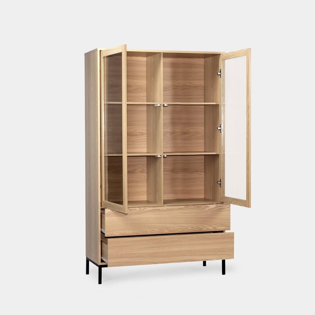 KLAST Vitrina en Madera Color Natural