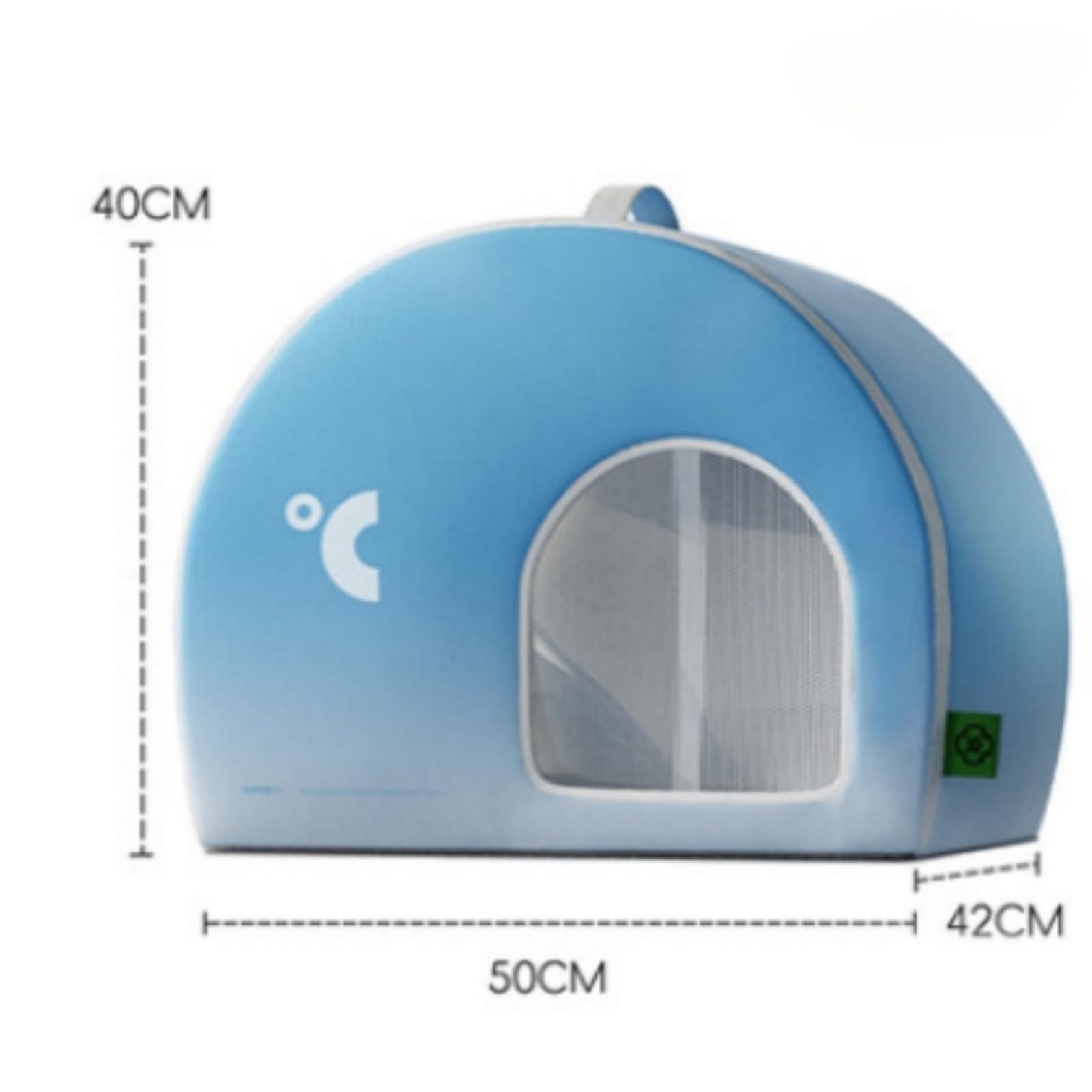 Casetta rinfrescante per gatti e cani ， Casa refrigerante pieghevole per gatti e cani ，casa di raffreddamento per animali，Resistente alle intemperie, adatto per il soggiorno in giardino (blu, A)