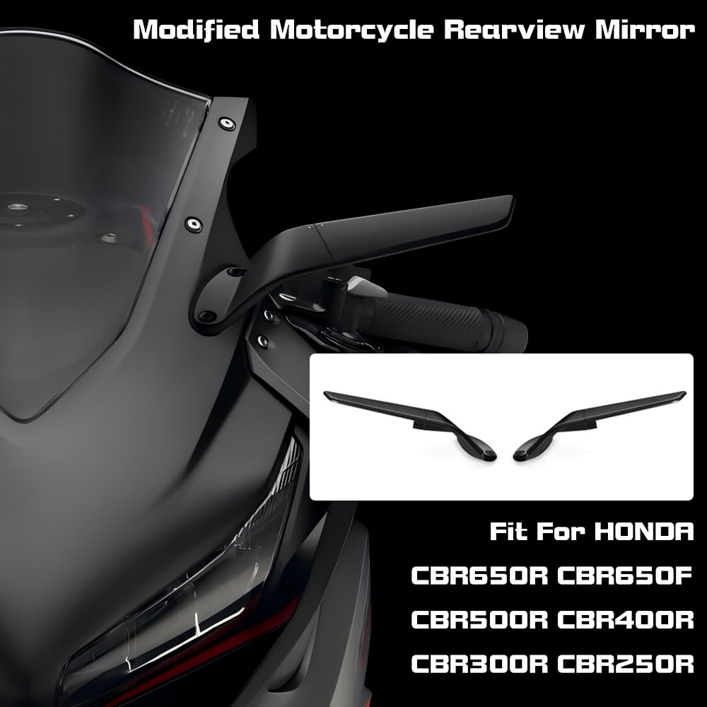 Amazon | TCKMOTO CNC 回転式ステルスミラー リアビューミラー