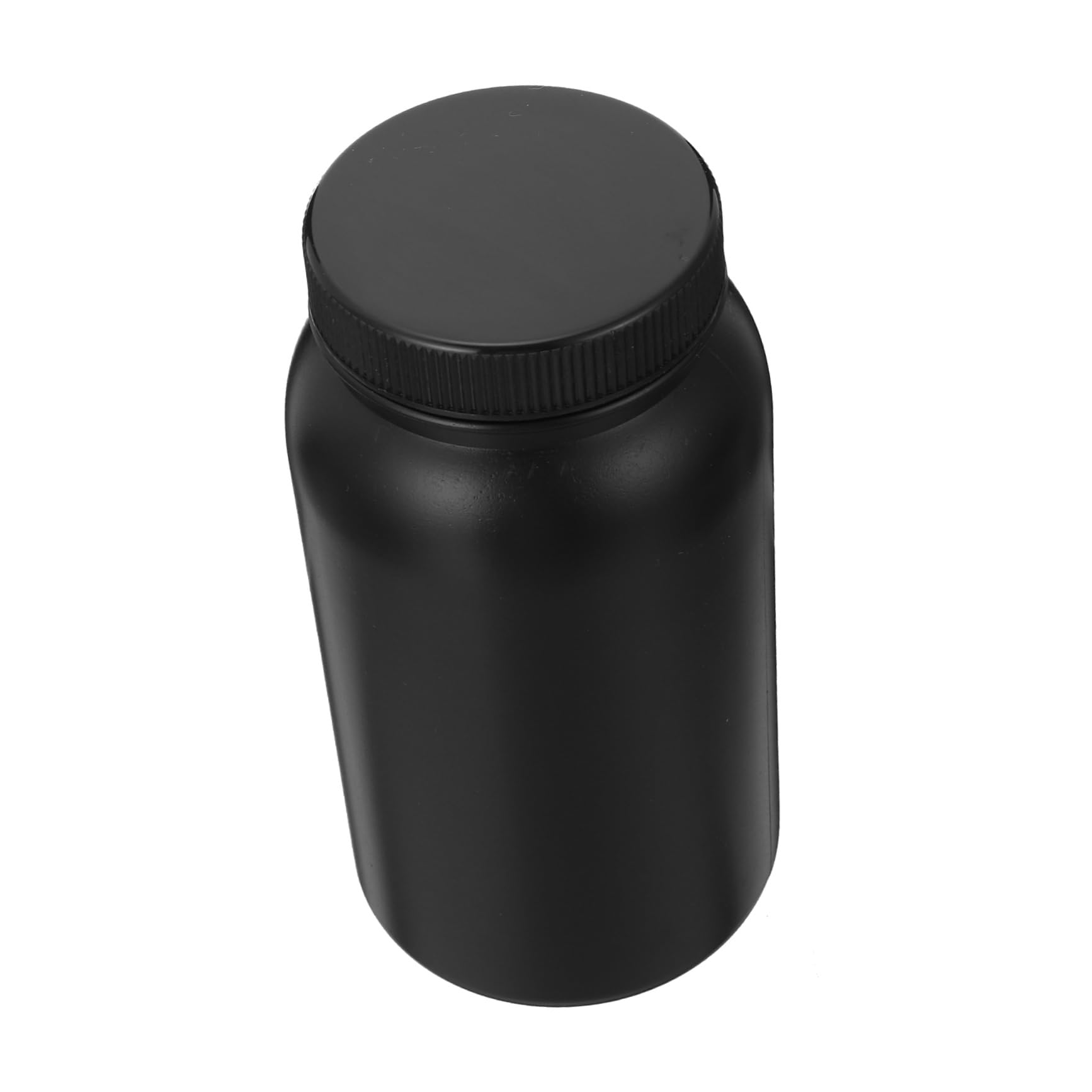 NAMOARLY 2pcs Large Mouth Reagent Bottle Container Medicine Bottle Lab Bottles Water Sample Bottles Bottle for Laboratory Wide Mouth Bottle Leakproof Reagent Bottle Liquid Black Plastic