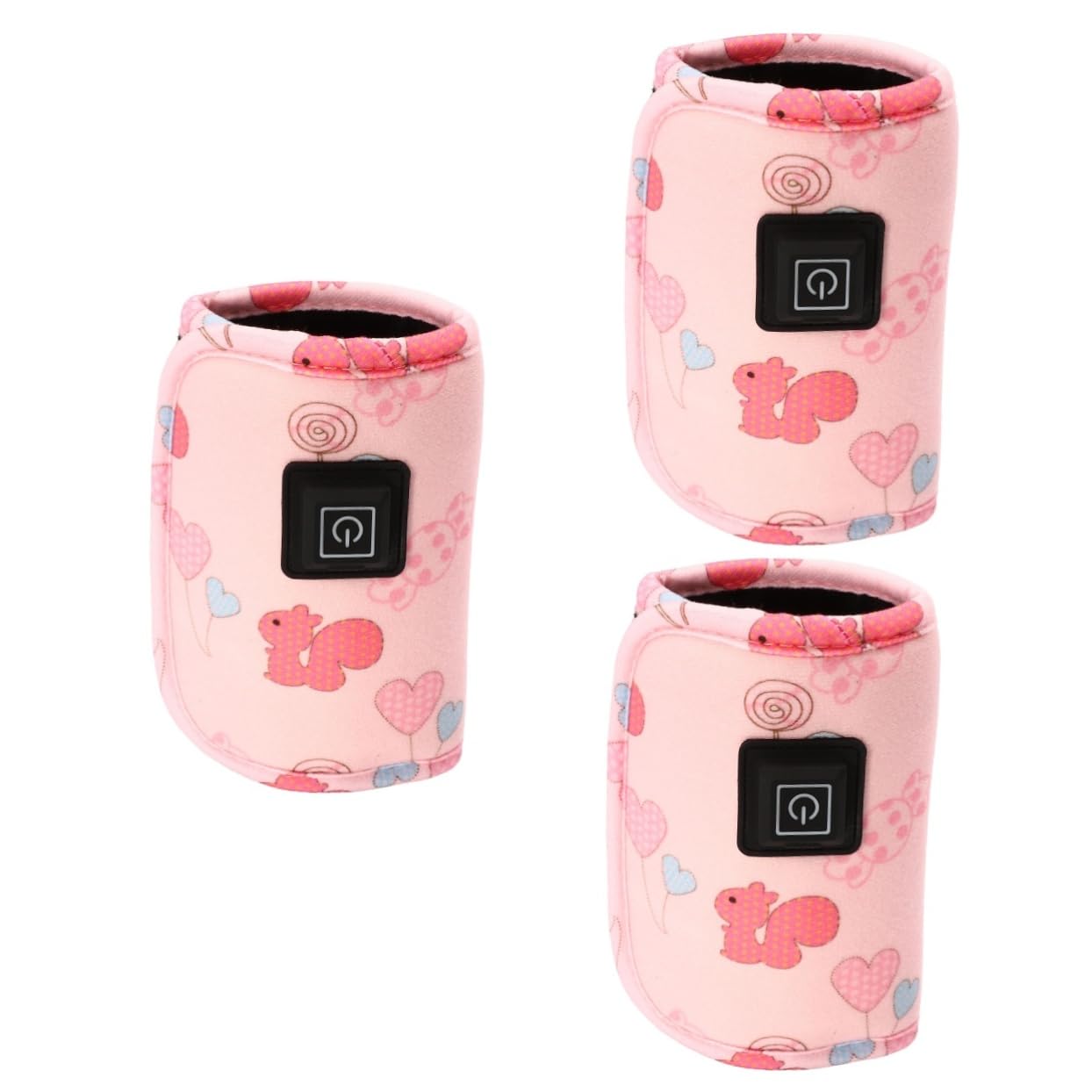 VICASKY 3pièces Chauffe-biberon Usb Portable Pour Garçon Fille Couvercle Chauffant Pratique Accessoire De Voyage Pour Nourrissons Niveaux De Chaleur Facile à Utiliser Extérieur