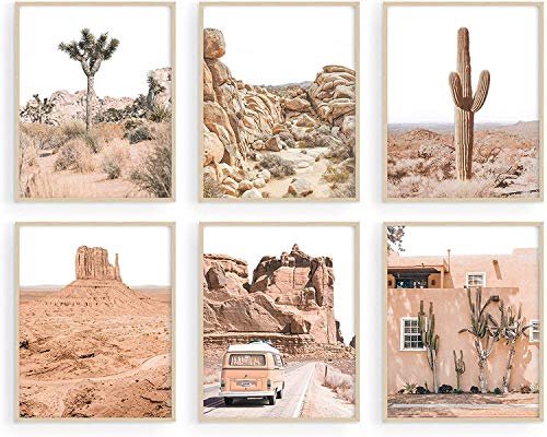 Desert Succulent Wall Art & Botanical Prints - By Haus and Hues | Botanical and Cactus Art Prints Wall Art | Cactus Art Wall Decor Botanical Art Set Kitchen Prints Wall Art (11x14)