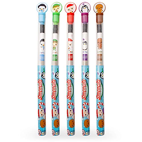 image for Scentco Holiday Smencils - HB #2 Scented Pencils, 5 Count, led-anti-st