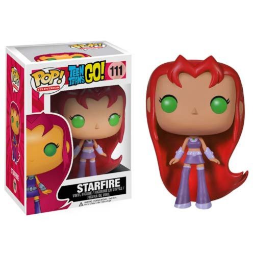 Funko Pop Tv: Teen Titans Go! - Starfire Action Figure,Orange,4&Quot;