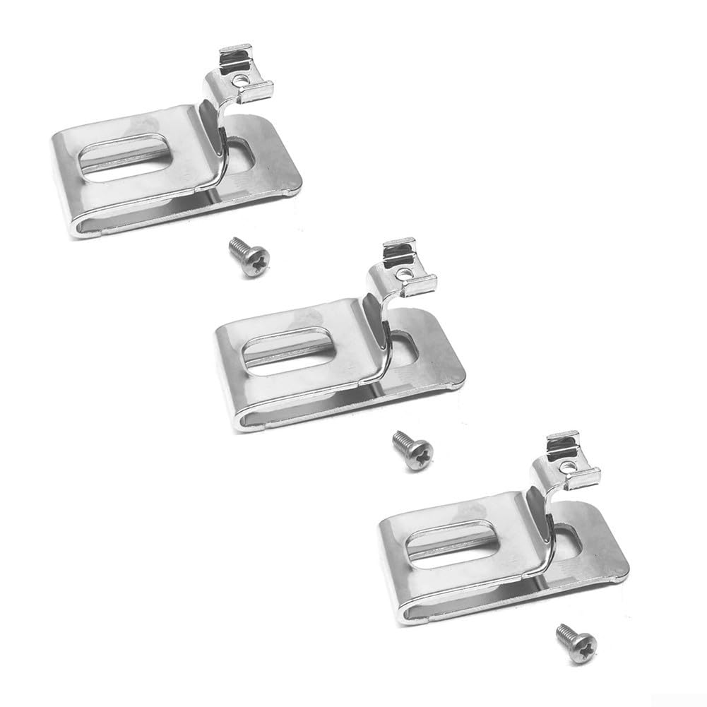 3 ganci di ricambio per cintura con viti per WORX 20 V modelli WU268 WU278 WU279 compatibili trapano avvitatore e accessori per chiavi