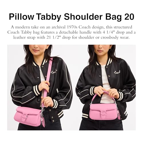 Coach the Summer I Turned Pretty Pillow Tabby Shoulder Bag 20, LH/Vivid Pink2