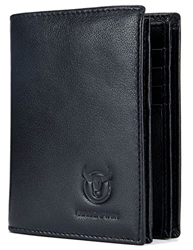 RFID Blocking Bifold Wallet For Men RFID Antimagnetic Genuine Leather 15 Card Slots Wallet Credit Card Holder