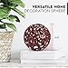 Everydecor Metal Decorative Sphere for Home Decor - Decorative Balls for Shelves, Centerpiece Bowls, Bookshelf - Decoration Orbs Accents for Living Room, Bedroom - Fancy Red Shelf Spheres
