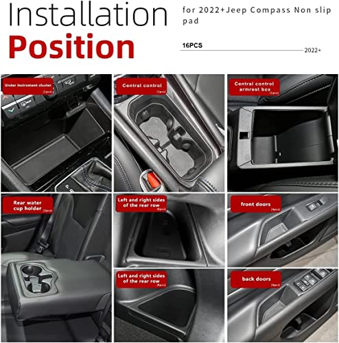 Inserciones para portavasos Auovo compatible Compass 2022 2023 miniatura 7