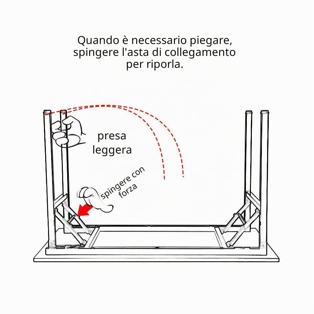 SogesPower Tavolo pieghevole, tavolo per computer, tavoli portatili ad alte prestazioni per l'home office, campeggio, postazione di lavoro, scrivania da studio, tavolo da conferenza per l'home office