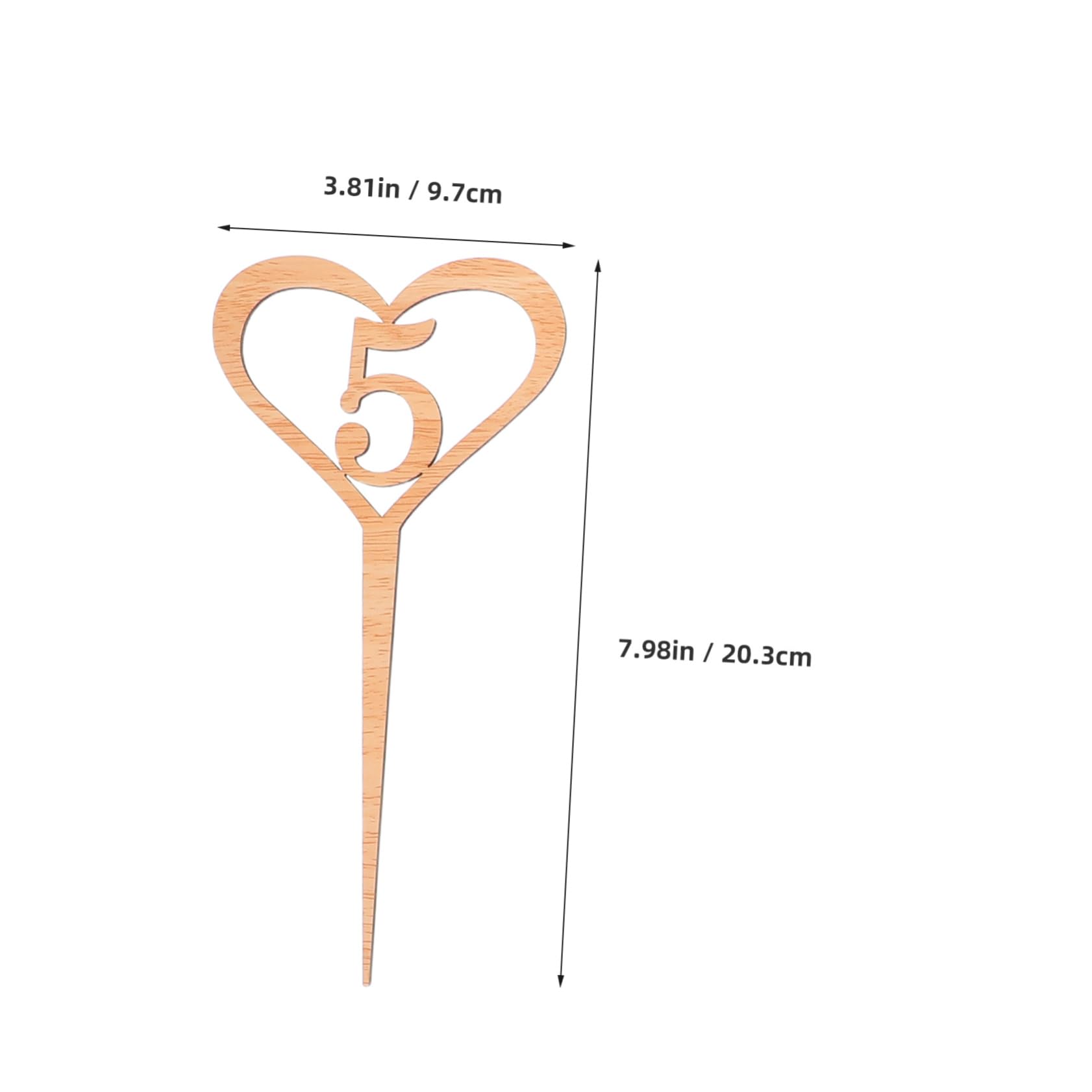 SOLUSTRE Wedding Reception Decor 20pcs Wooden Heart Cutout Table Numbers for Elegant Place Settings