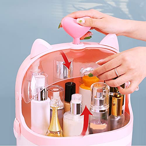 Organizador de Maquillaje/Organizadores Caja de almacenamiento cosmético Caja de tocador Almacenamiento de baño Cosméticos Cosméticos Cuidado de la piel Pantalla Pantalla Hack Desktop Finishing Cosmét