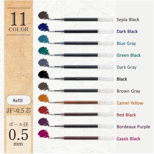 Recargas Zebra Sarasa 0.5mm Tinta Gris Oscuro x10 miniatura 2