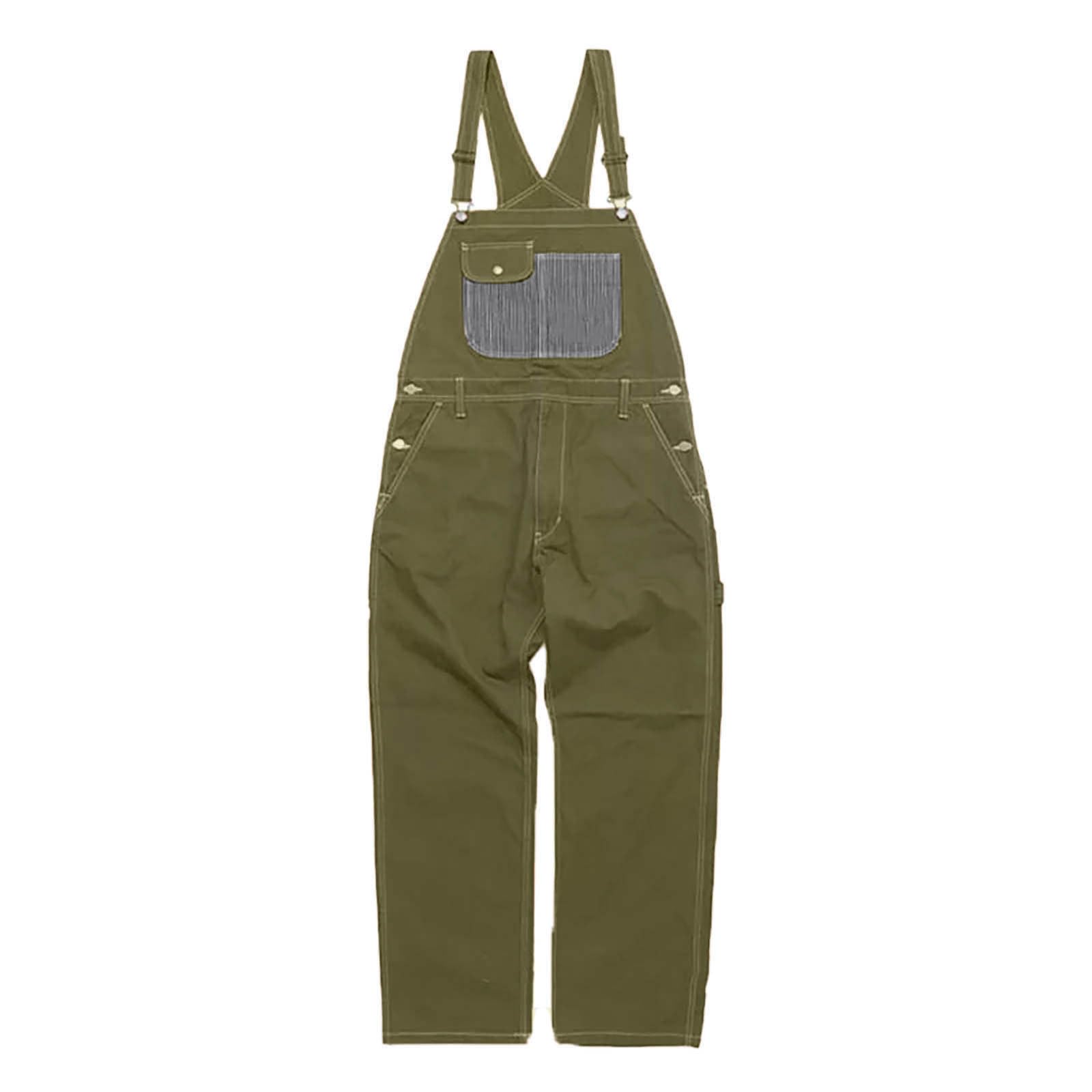 Salopette da uomo in denim da lavoro alla moda salopette casual jeans salopette e bretelle generale Pro Heavy Duty Workwear unisex vestibilità comoda pantaloni cargo da combattimento tutto in uno