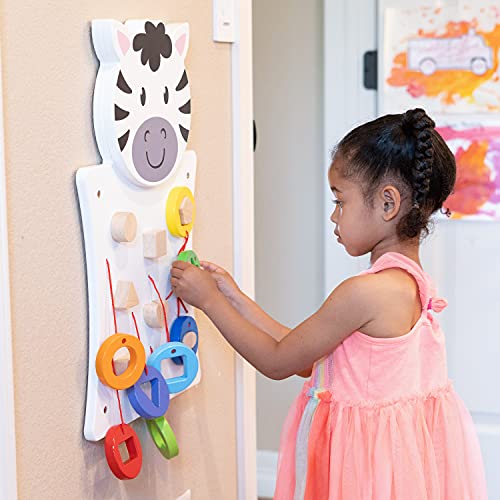 Learning Advantage Zebra Activity Wall Panel Toddler Activity Center