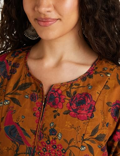 Image of Biba Women Printed Mix and Match Below The Knee Dress