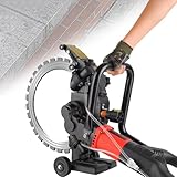 AGGBDYXO Elektrische 5000-W-Ringsäge mit Wasserpumpe, professionelle Betonsäge für müheloses Schneiden von Beton, Holz und Stein